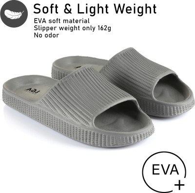 Aloveswalk Men Slides(Grey , 6)