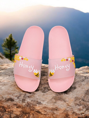 Pampy Angel Women Women Classic, Lightweight, Ultra cushion, Trendy Flipflops, Slipper, Slides Slides(Pink , 6)