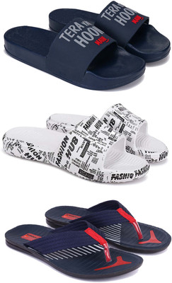 DRACKFOOT Men Slides(Navy , 8)