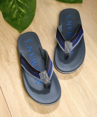 Neemans Men Flip Flops(Grey , 7)