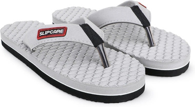 SLIPCARE Women Ortho Care Orthopedic Diabetic Lightweight Daily Use House Slippers for Women Flip Flops(Grey , 6)