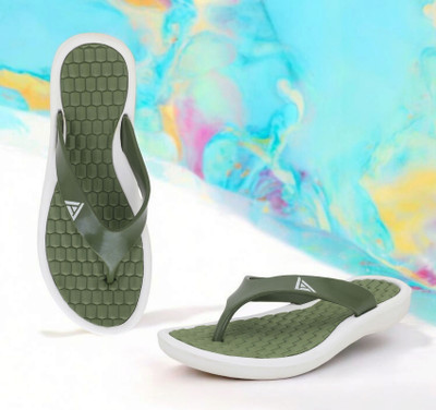 KAPYANSH Women Women Classic, Lightweight, Ultra cushion, Trendy Flipflops, Slipper, Slides Slippers(Green , 7)