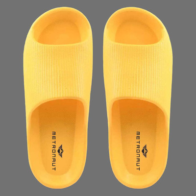 M7 By Metronaut Women Slides(Yellow , 7)