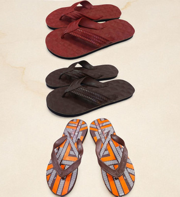 Mikro Men Slippers(Multicolor , 7)