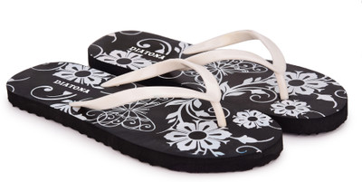 DAITONA Women Flip Flops(White , 5)