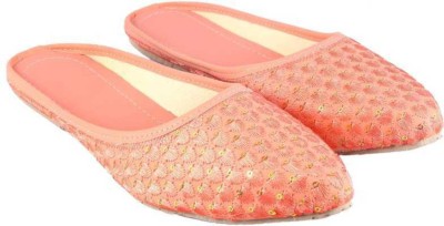 Anjaneya Creations Women Flip Flops(Pink , 7)