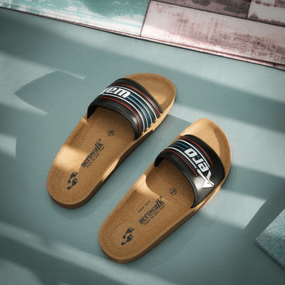 aerowalk Men Slides(Black , 10)