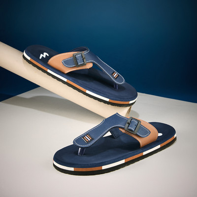 CAMPUS Men Flip Flops(Navy , 9)