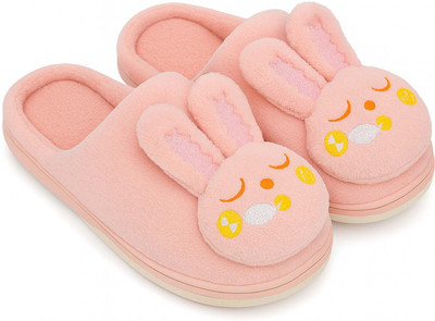 NAT Women Flip Flops(Pink , 4)