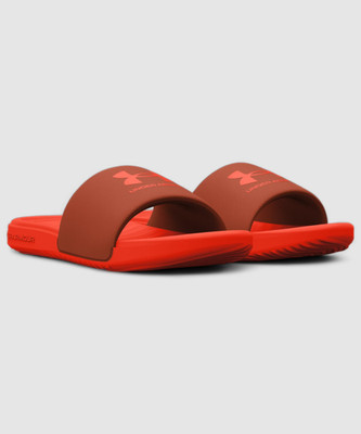 UNDER ARMOUR Men Slides(Orange , 7)
