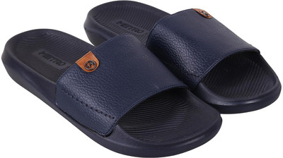 METRO Men Flip Flops(Blue , 8)