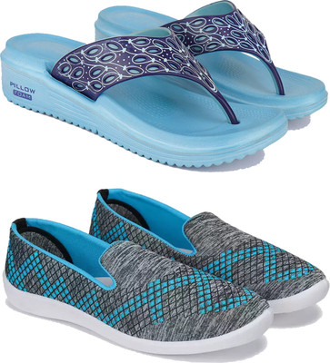 Earton Women Slides(Multicolor , 4)