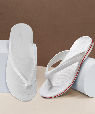 Paragon Men EVK1129G Flip Flops For Men | Easy Washable | Lightweight Slipper | Comfortable Flip Flops(White , 9)