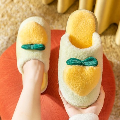 FASHIONIO Women Slippers(Yellow , 6)