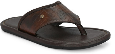 Azzaro Black Men Slippers(Brown , 10)
