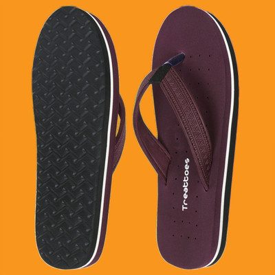 TREATTOES Women Doctor Ortho Care Diabetic Extra Soft Orthopaedic Comfort House Dr Slippers Flip Flops(Multicolor , 8)