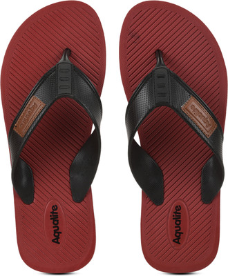 Aqualite Men Slippers(Maroon , 7)