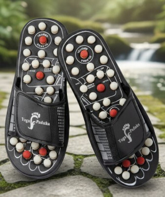 RONEXA Men Slippers(Black , 9)