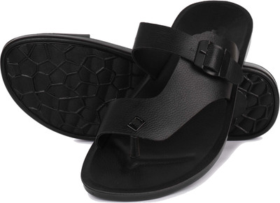 DRACKFOOT Men Slippers(Black , 7)