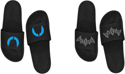 nvisan Men Slides(Grey, Blue , 8)