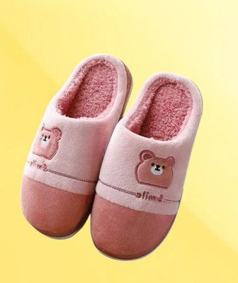 GLAMHOOD Women Slippers(Orange , 7)