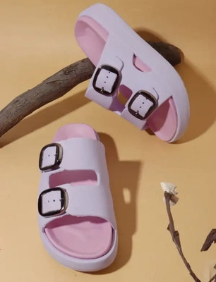 Shozie Girls Slip-on Sports Sandals(Purple , Depend on foot length)