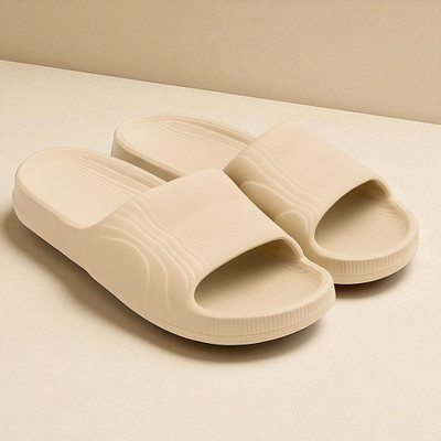 ventus Men Flip Flops(Beige , 9)