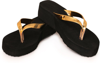 Sale YUG Women Flip Flops(Multicolor , 5)