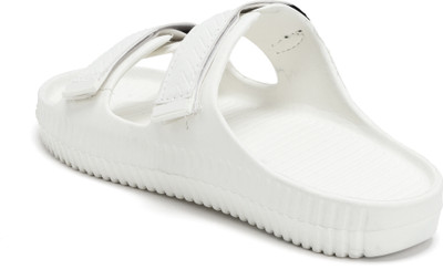TAFFRAL Men Slides(White , 8)