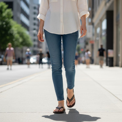 Hilux Women Slippers(Brown , 5)