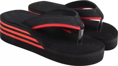 Elvara Women Slippers(Black , 4)