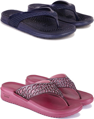 ABN Women Flip Flops(Maroon , 6)