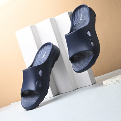 slipover Men Doctor Soft|Orthopedic|Comfort|Lightweight|Durable|Diabetic|Non Slip Slipper Slides(Blue , 8)