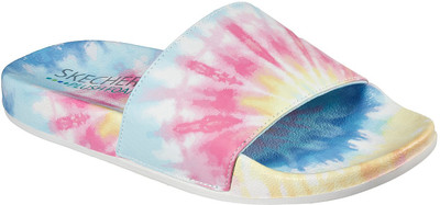 Skechers Women Slides(White , 5)