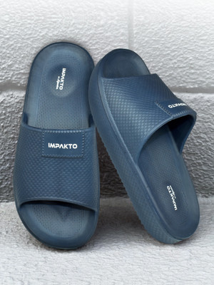 Impakto by Ajanta Men Slides(Blue , 10)