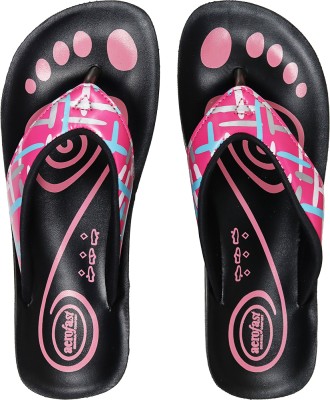 AeroFast Women Flip Flops(Multicolor , 3)