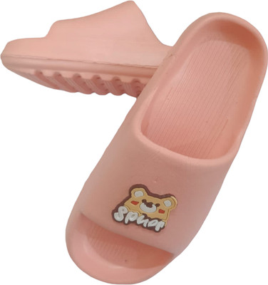 Crawl & sprint Men Slides(Natural , 5)