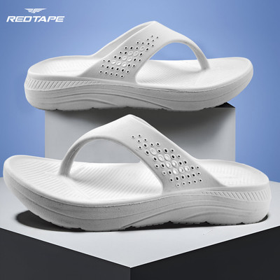 RED TAPE Men Flip Flops(White 10) PaisaWapas