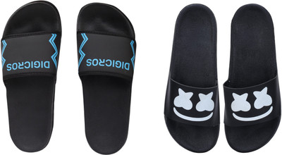 Digimahadev Men Flip Flops(Multicolor , 7)