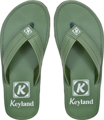 Keyland Men Slippers(Green , 9)