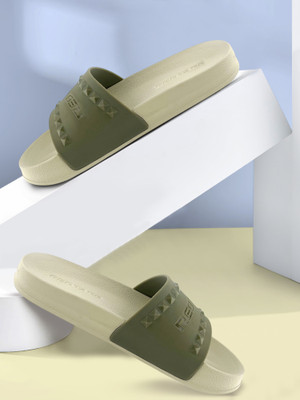 RED TAPE Women Slides(Olive , 8)