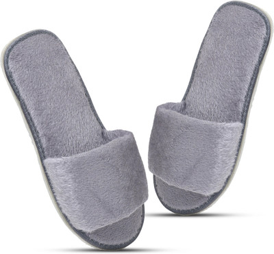 Luvies Women Slides(Grey , 8)