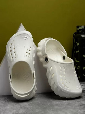 BERSACHE Men Slides(White , 8)