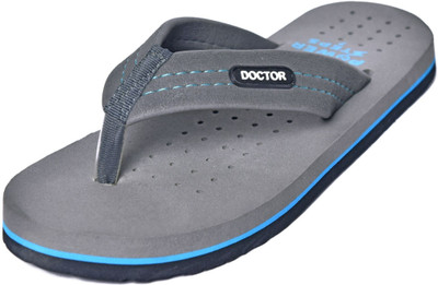 ORTHO POWER STEPS Men Men's Ortho Care |Orthopaedic | Diabetic | Comfortable Slipper Flip Flops Slippers(Grey , 10)