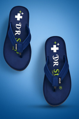 DR STTEP Men Orthopedic Slippers for Men Comfort Fit Soft Cushion Lightweight Slippers(Blue , 10)