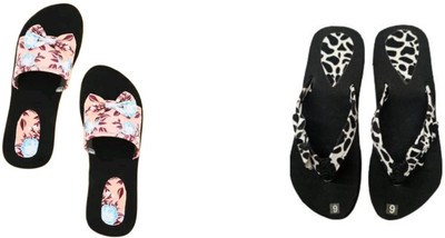 BOOMBEAUTY Women Slides(Multicolor , 6)