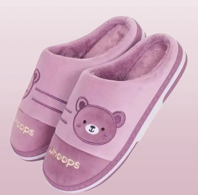 GLAMHOOD Women Slippers(Pink , 7)