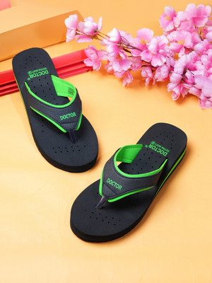 DOCTOR EXTRA SOFT Women DOCTOR EXTRA SOFT Ortho-Care Diabetic Orthopaedic Comfort Dr Slippers and Flipflops For Women's and Girl's Flip Flops(Green , 7)
