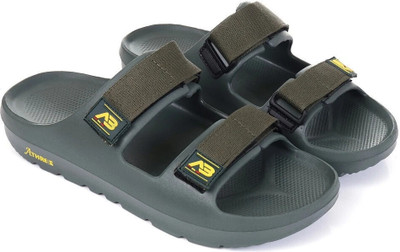 athree Men Slides(Green , 10)