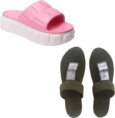 ESA Women Slides(Multicolor , 5)